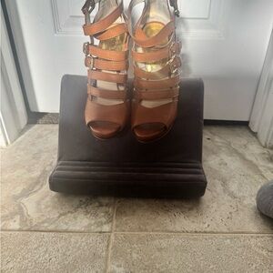 Michael Kors Brown Strappy Sandals